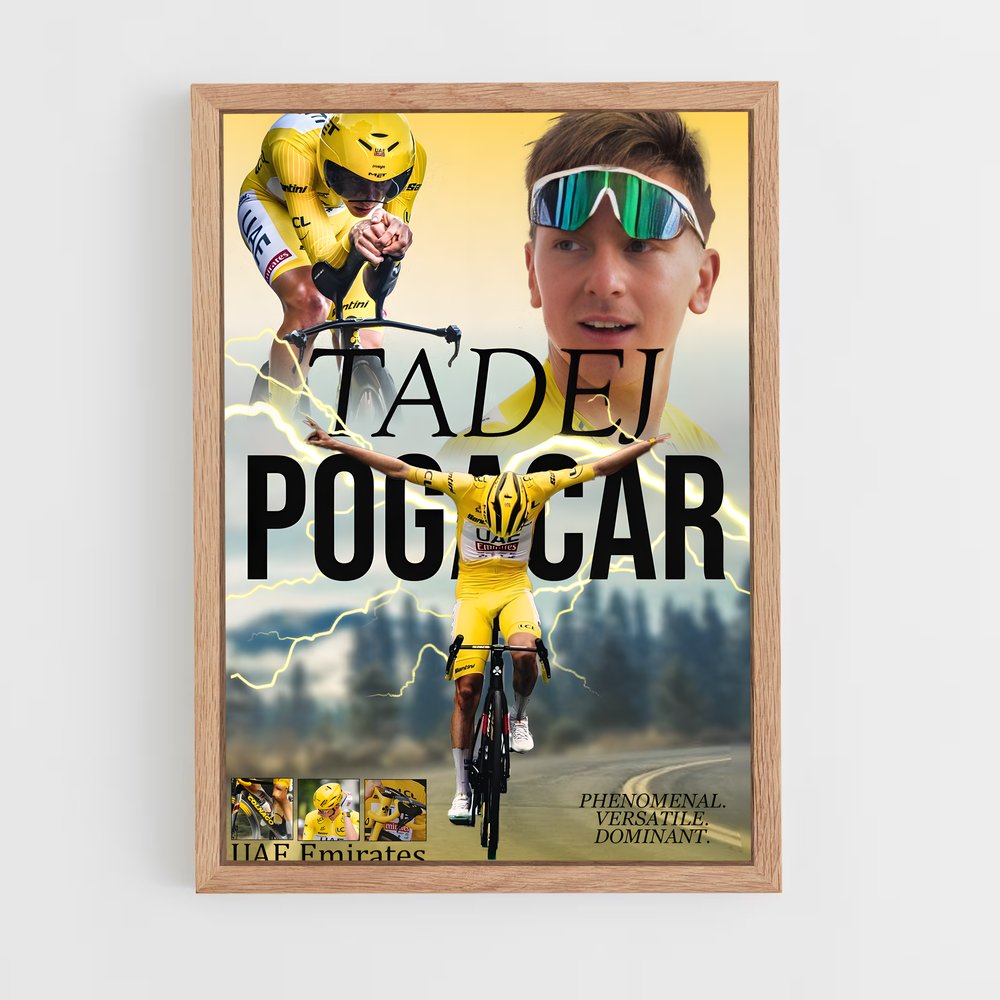 Poster L'Ascension Jaune – affiche Cyclisme (vue 4)